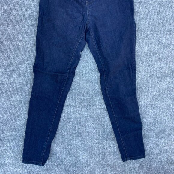 Jag Jeans pull up stretch dark wash leggings straight leg cotton slim mid rise - Picture 7 of 8